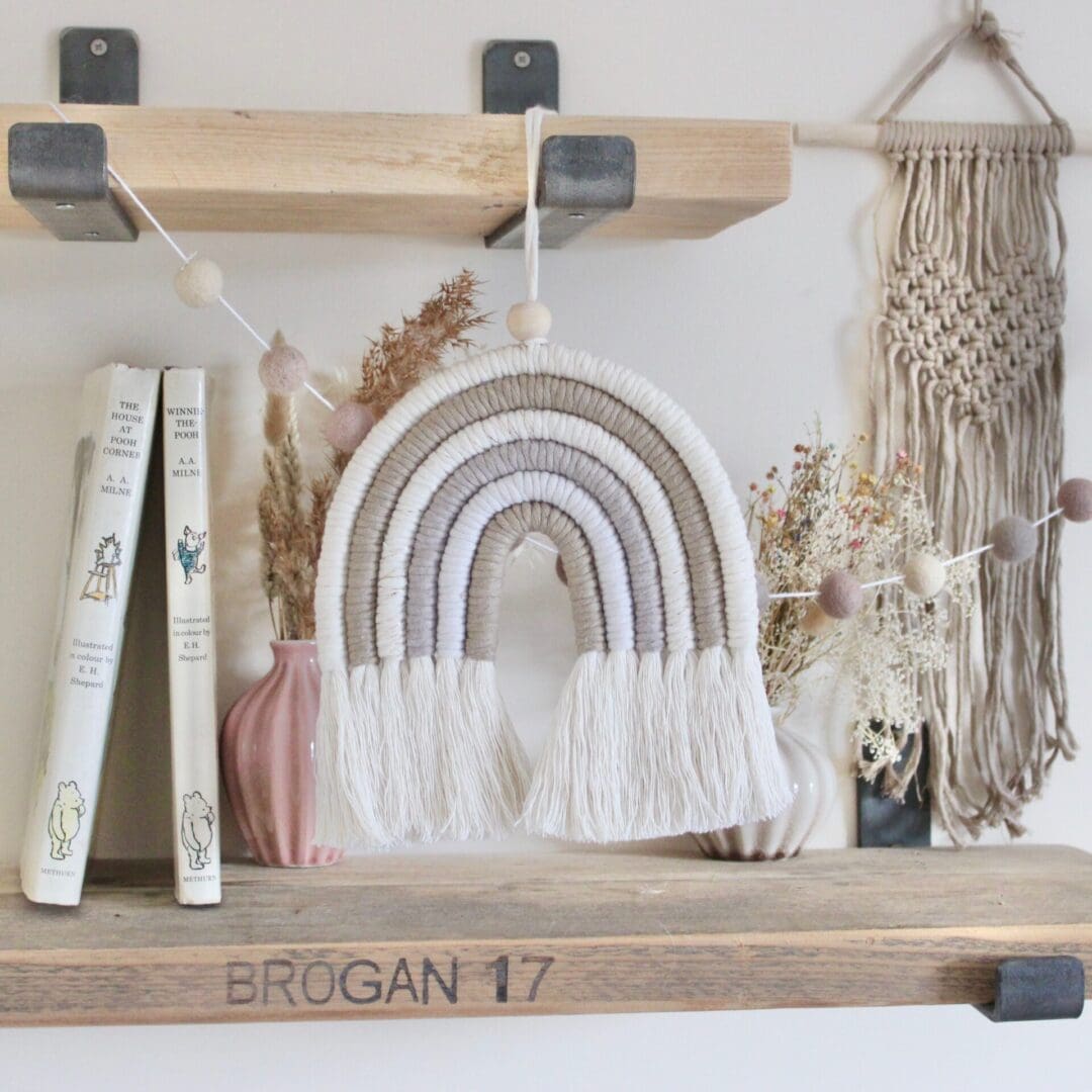 Macrame rainbow