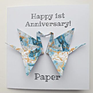 1st-paper-anniversary-card-wife-couple-husband-origami-cranes