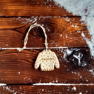 Personalised Christmas Jumper Decoration