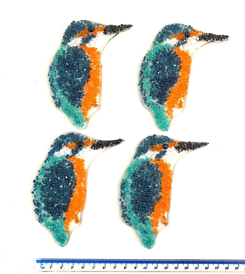 Kingfisher (plant pot stake or sun catcher) - Image 7