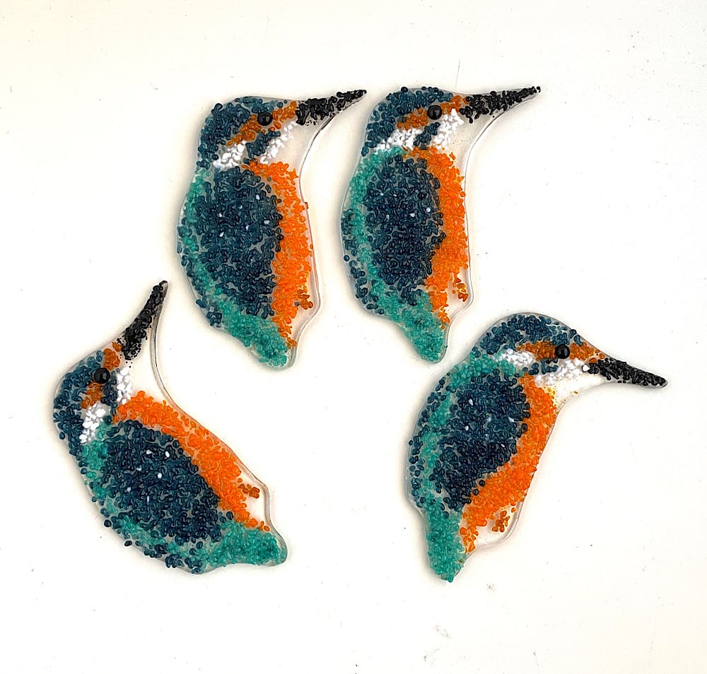Kingfisher (plant pot stake or sun catcher) - Image 4