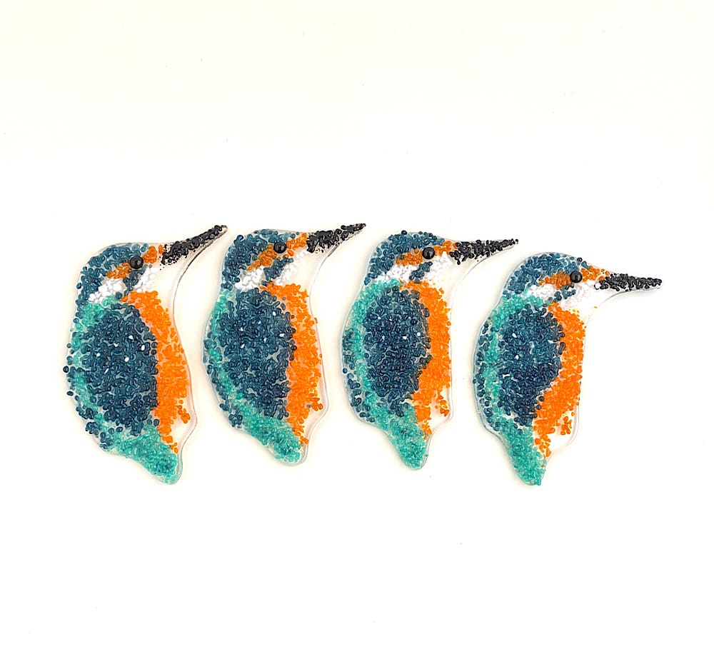 Kingfisher (plant pot stake or sun catcher) - Image 5