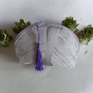 Domed Cosmetic Bag in Lilac