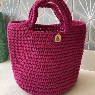 Raspberry Crochet Bag