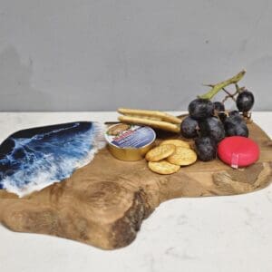 Live Edge rustic charcuterie board
