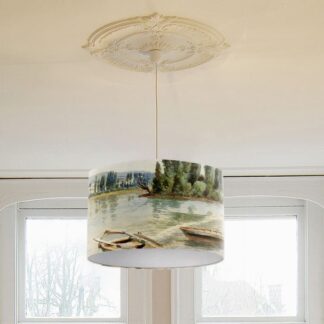 Watercolour Landscape Lampshade - Fine Art Lightshade