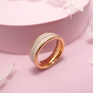 Breastmilk and Lock of Hair Keepsake Ring