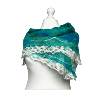 breaking-wave-shawl-wool-wilk-handmade-felt-wearabel-art-blue-green-teal-marian-may-textile-art-IMG_5823