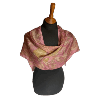 damask-rose-silk-scarf-botanically-printed-leaves-flowers-marian-may-textile-art