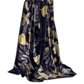 midnight-velvet-silk-velvet-scarf-botanically-printed-leaves-flowers-marian-may-textile-art