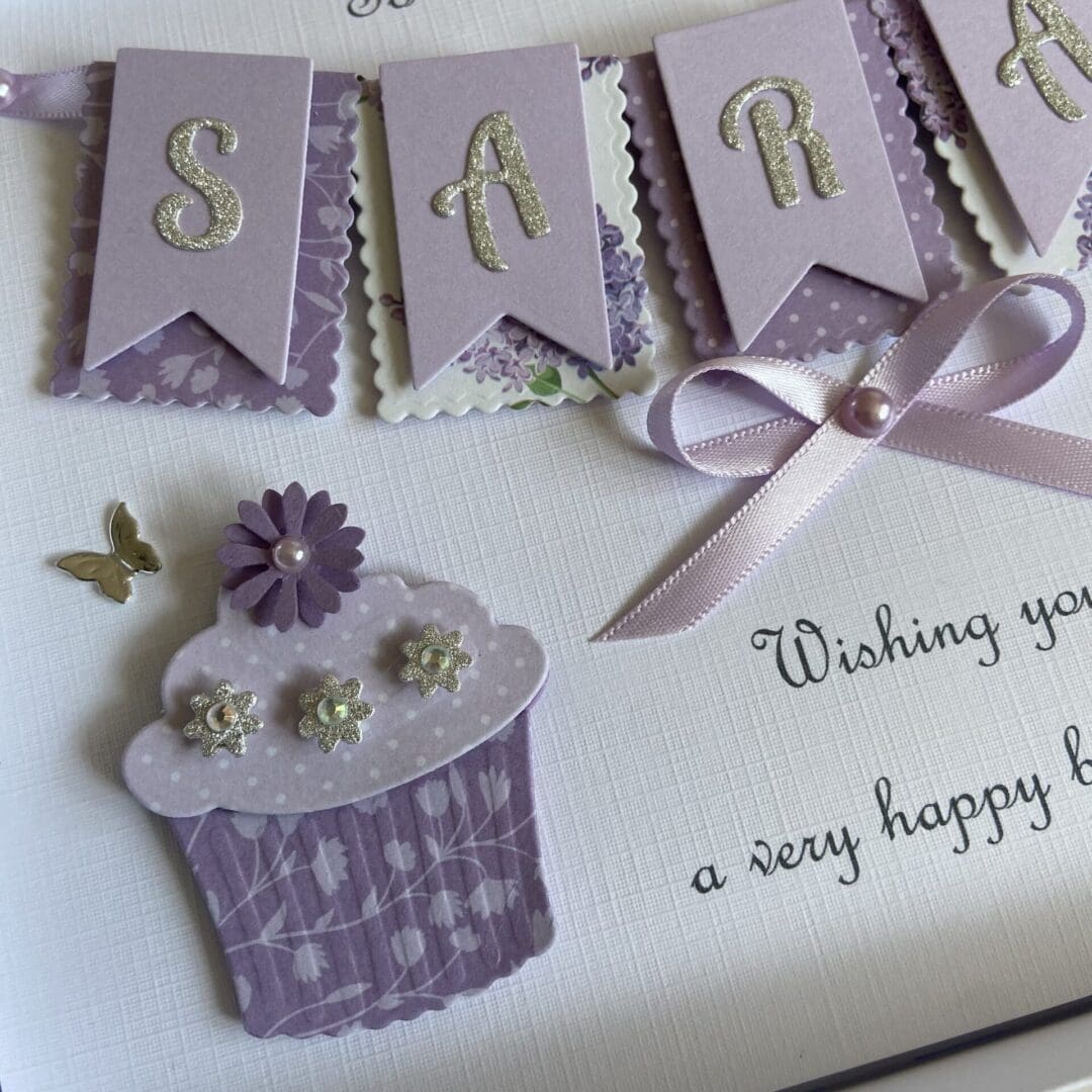 Personalised Handmade Birthday Card Gift Boxed Any Age Daughter Granddaughter Mum Wife Sister 18 21 30 40 50 60 - Image 5