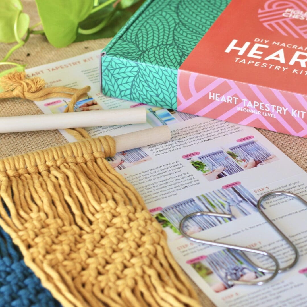DIY Macrame Kit, Macrame Tapestry Kit, Craft Kits, Beginner Macrame Kits - Image 7