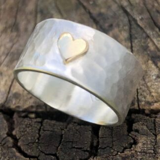 Chunky Gold Heart Ring
