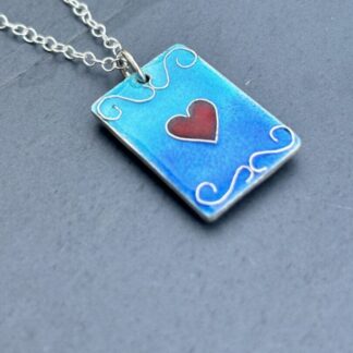 Enamel Alice Pendant
