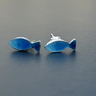 Enamel Fish Studs