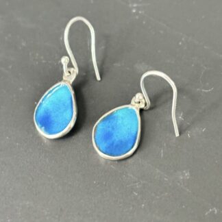 Enamel Pebble Earrings