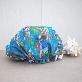 Monet Water Lilies Luxury Shower Cap