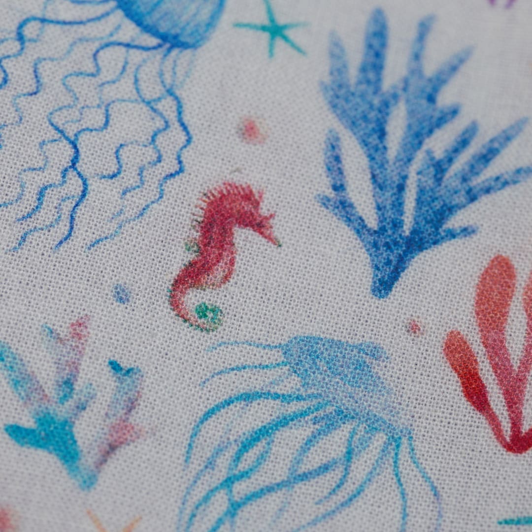 Seahorse and Jellyfish Luxury Shower Cap - Image 5