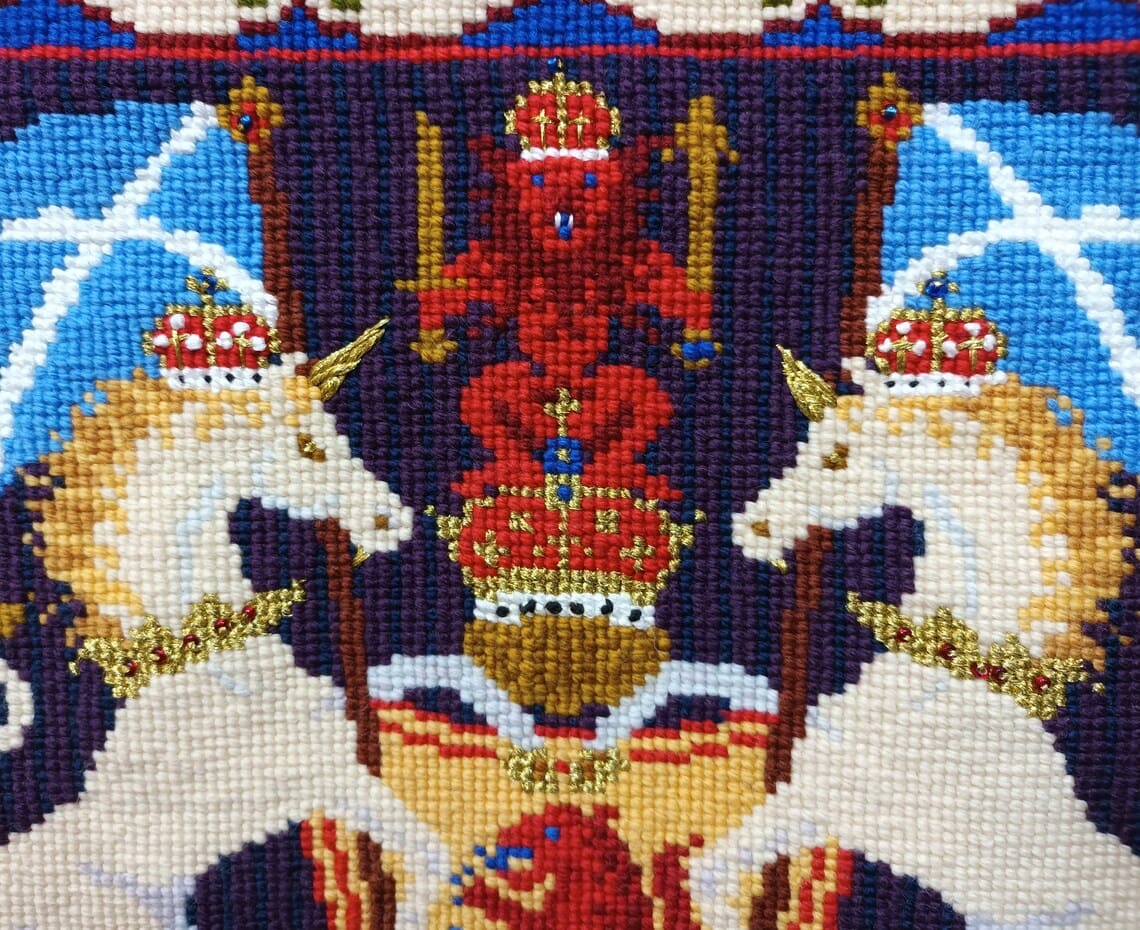 Scottish Coat of Arms Tapestry Kit Animal Fayre Designer Tapestry Kits 2