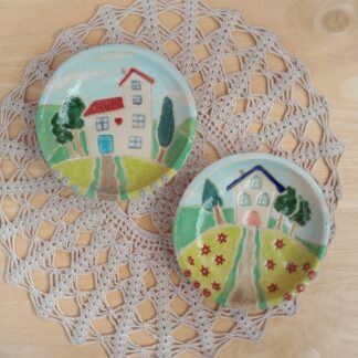 "Ceramic-dish-with-house"