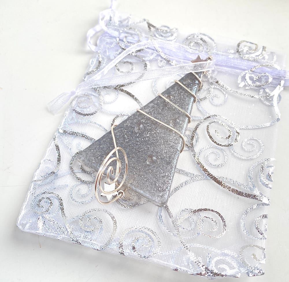 Metallic Christmas Tree Decoration - Image 2