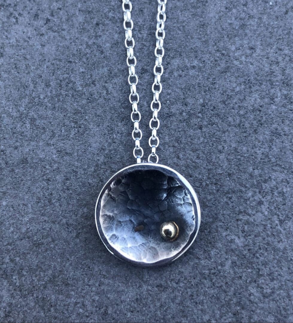 Round Oxidised Pendant - Image 3