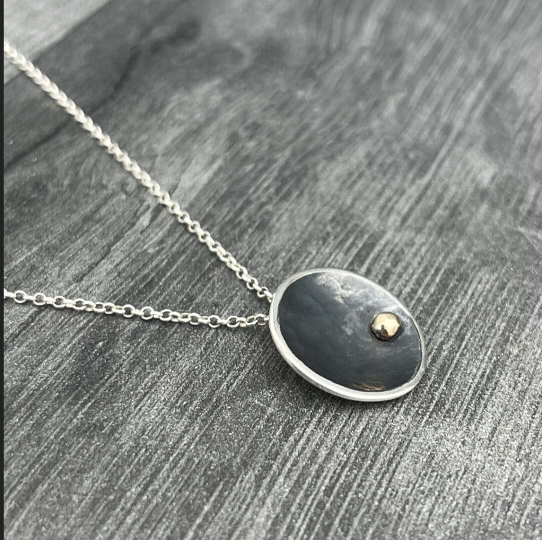 Round Oxidised Pendant - Image 6