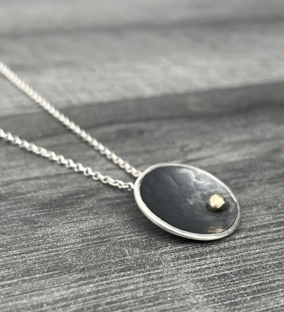Round Oxidised Pendant - Image 4