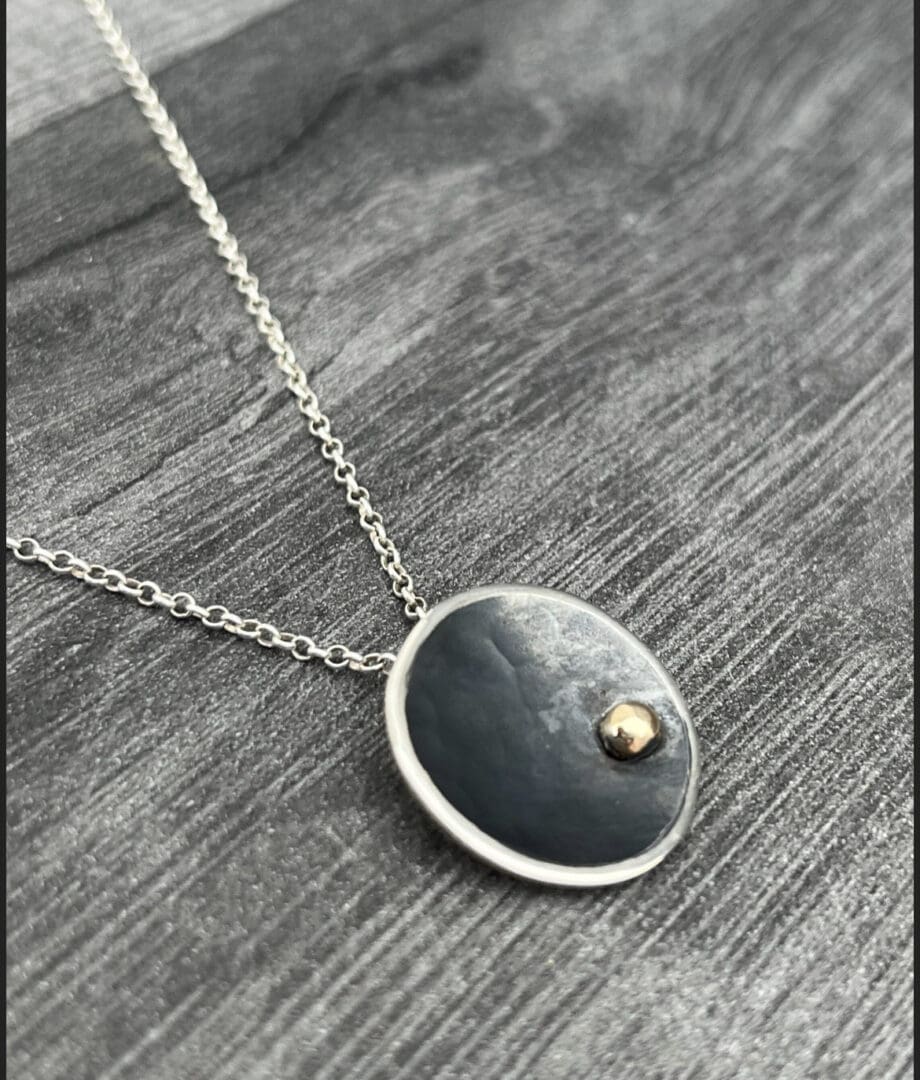 Round Oxidised Pendant - Image 5