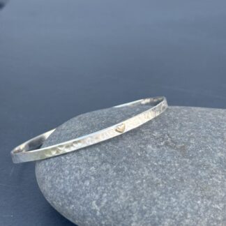 Gold Hearts Bangle