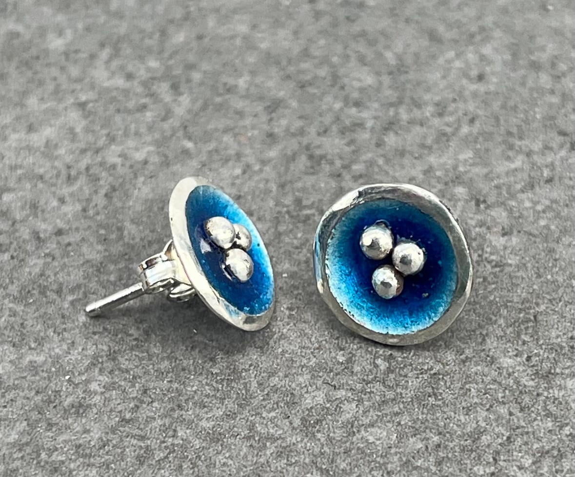 Rock Pool Enamel Studs - Image 3