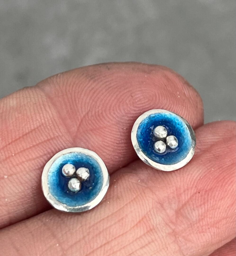 Rock Pool Enamel Studs - Image 5