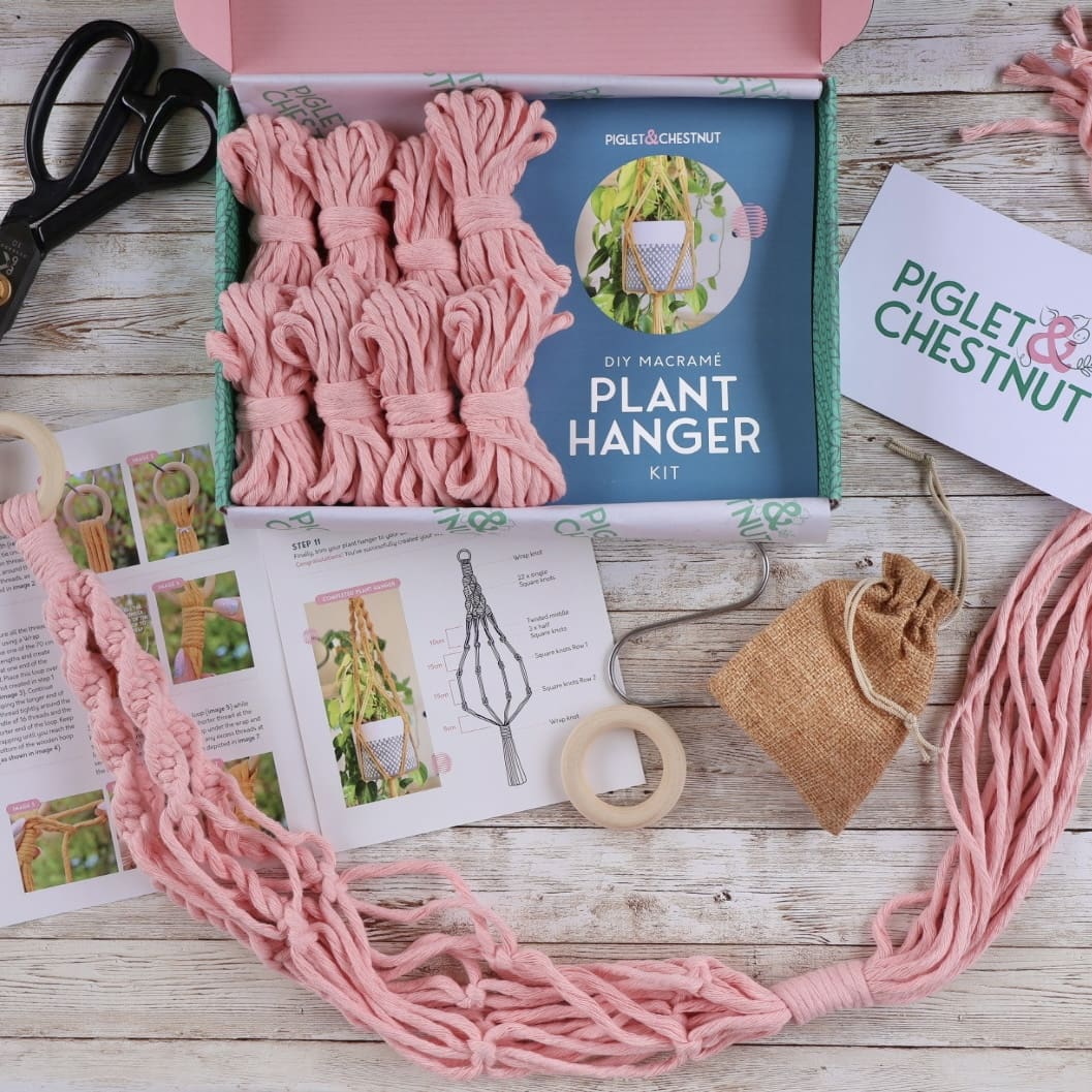 DIY Plant Hanger Kit, Macrame DIY Kit, Gardeners Gift, Plant Lover Gift, Plant Hangers - Image 8