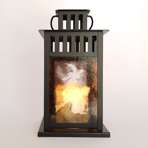 Halloween Fused Glass Panelled Candle Lanterns - Image 4