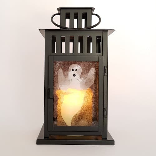 Halloween Fused Glass Panelled Candle Lanterns - Image 3
