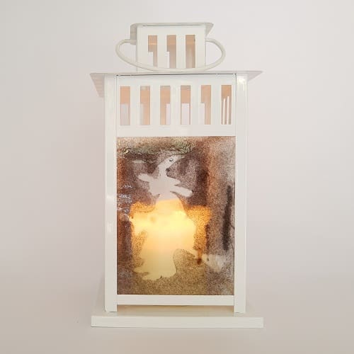 Halloween Fused Glass Panelled Candle Lanterns - Image 7