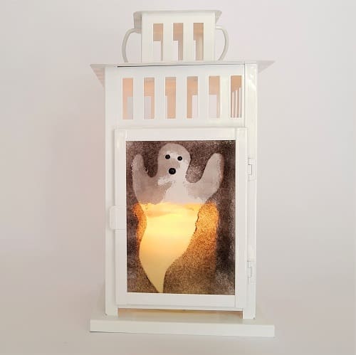 Halloween Fused Glass Panelled Candle Lanterns - Image 5