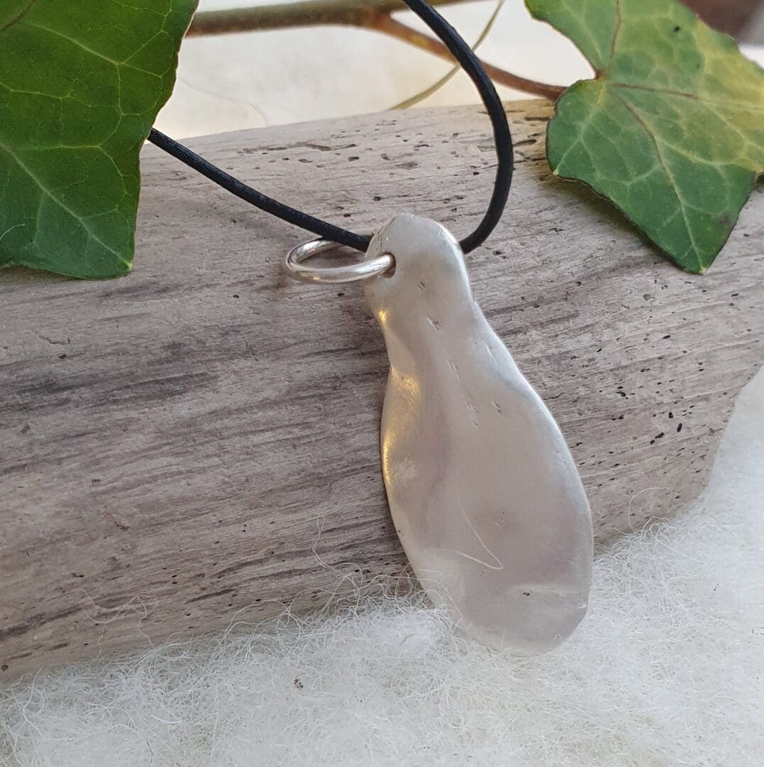 Handcrafted Silver Sycamore Seed Necklace - Image 6