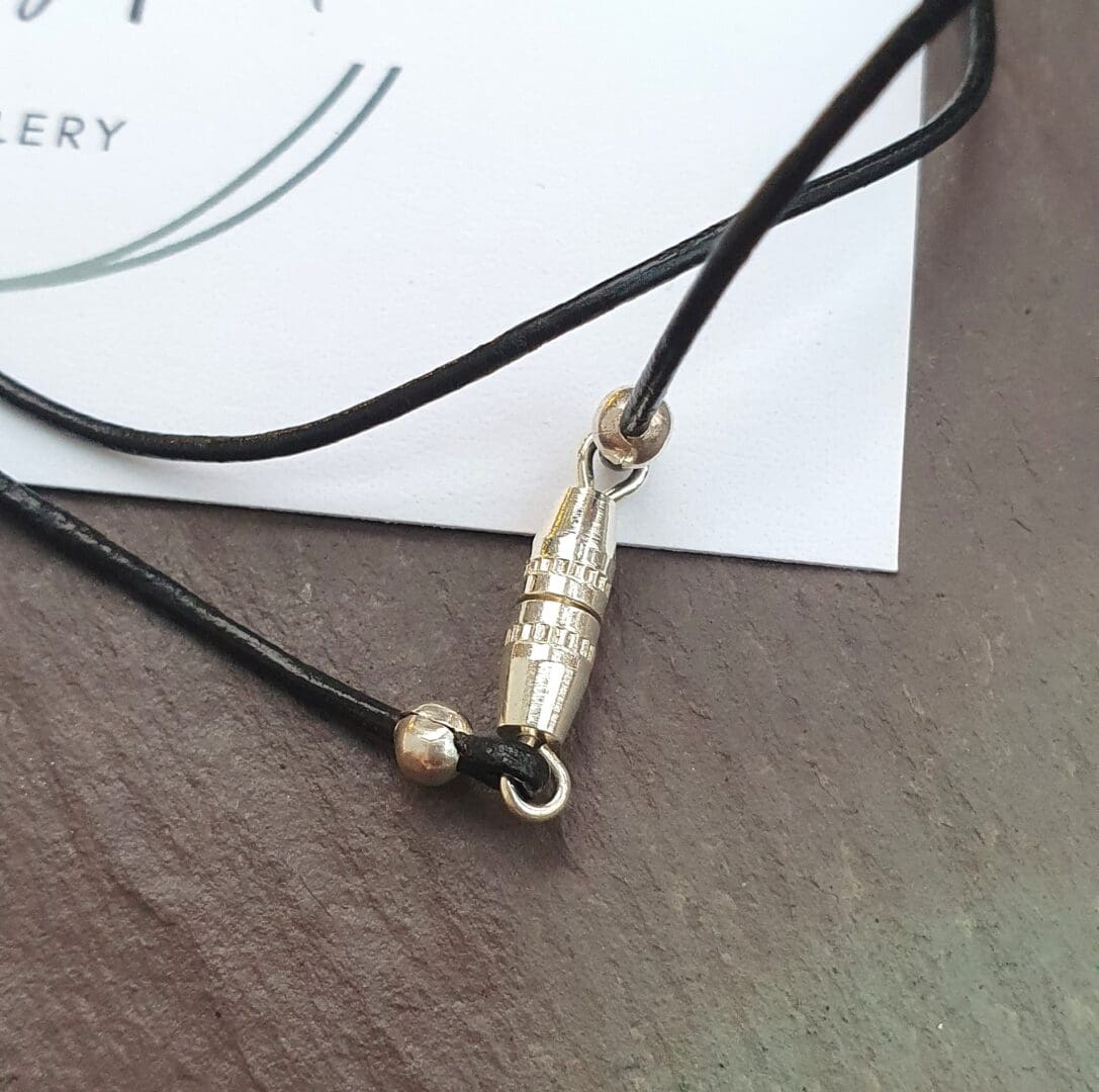 Handcrafted Silver Sycamore Seed Necklace - Image 5