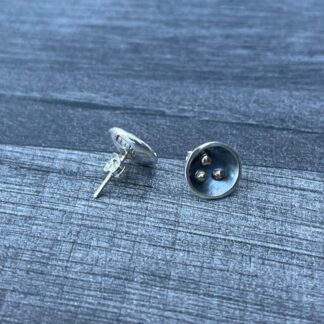 Silver and Gold Orbit Studs
