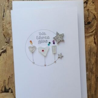 Sea Glass We Three Gins Christmas cards