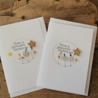 Sea Glass Have a Gintastic Christmas ~ Christmas cards