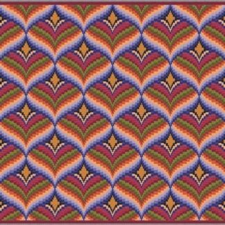 A beautiful cushion kit to sew in easy Bargello longstitch