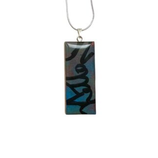 graffiti-style-blue-hand-painted-wooden-pendant