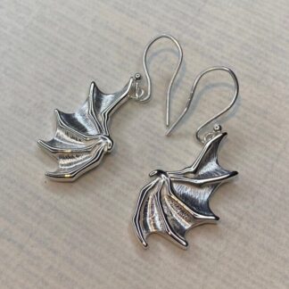 Wing Earrings in Silver