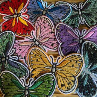 Hand Made Butterfly Patch In A Variety Of Colours