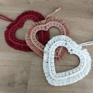 Handcrafted Macrame Heart Wall Decor
