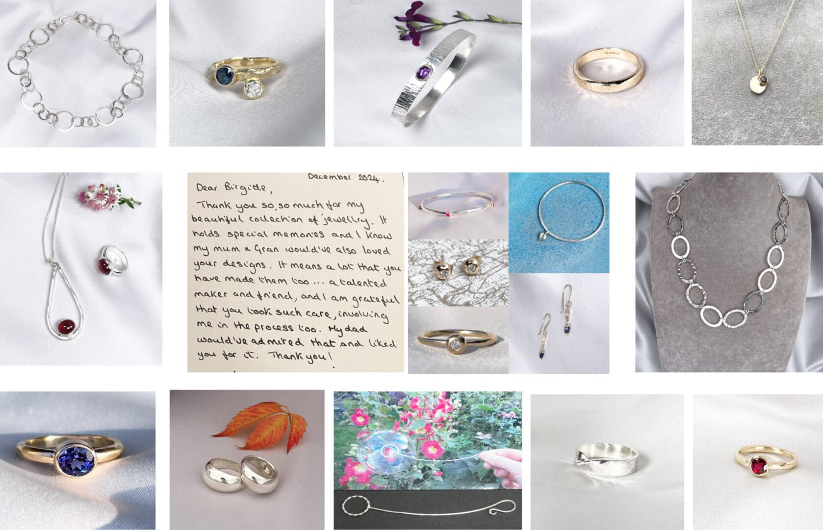 silver and gold jewellery
