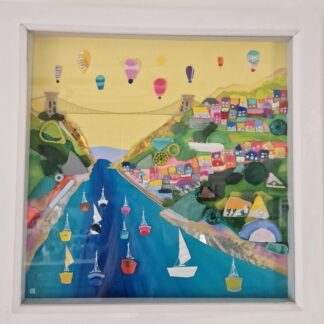 CLIFTON SUSPENSION BRIDGE created with beach clean finds