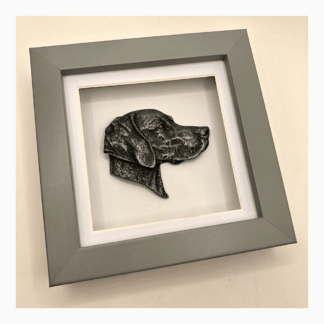 Weimaraner Dog Portrait Picture Frame
